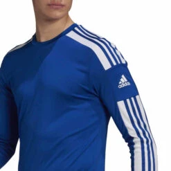 Adidas Squadra 21 Jersey (Long Sleeve) -JOMAR Clothing Shop GK9152 APP on model detail 1 white