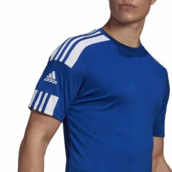 Adidas Squadra 21 Jersey (Short Sleeve) -JOMAR Clothing Shop GK9154 APP on model detail 1 white