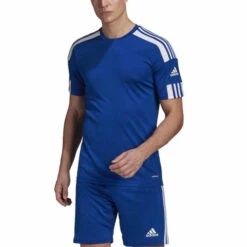 Adidas Squadra 21 Jersey (Short Sleeve) -JOMAR Clothing Shop GK9154 APP on model front white
